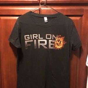 Black Hunger Games Tee